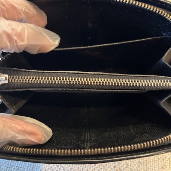 Louis Vuitton Epi Demi Lune Wallet Black - Picture 10 of 14